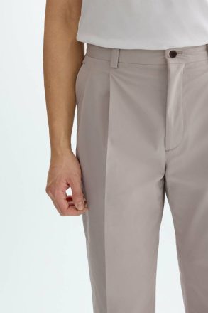 Purificacion Garci Cotton Twill Relaxed Fit Trousers Stone Men Trousers - Image 2