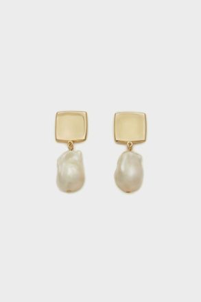 Purificacion Garci Cubo Earrings Women Gold Earrings