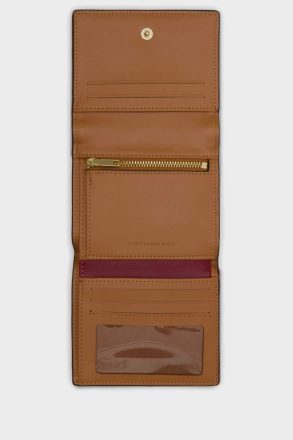 Purificacion Garci Dark Red Women Soho Fold Over Japanese Wallet Small Wallets - Image 2