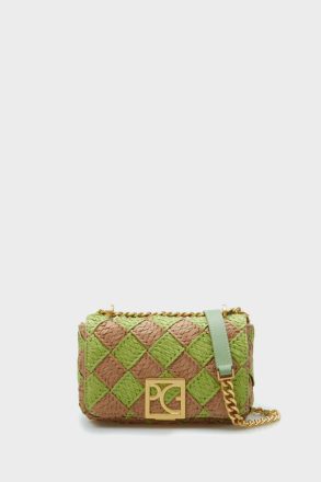 Purificacion Garci Green Women Homenaje Acolchado Crossbody Bag Shoulder Bags