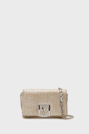 Purificacion Garci Homenaje Acolchado Clutch Silver Crossbody Bags Women