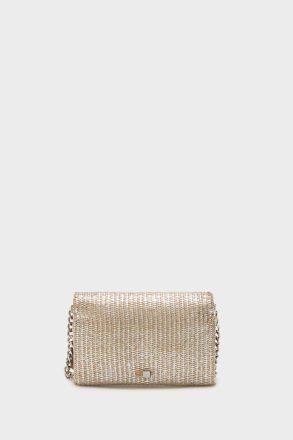 Purificacion Garci Homenaje Acolchado Clutch Silver Crossbody Bags Women - Image 4