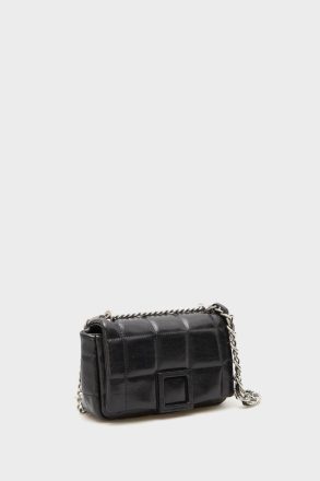 Purificacion Garci Homenaje Acolchado Crossbody Bag Iron Grey Women Shoulder Bags - Image 2
