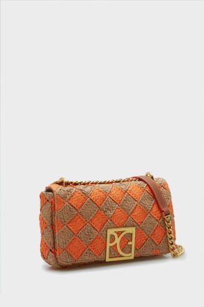 Purificacion Garci Homenaje Acolchado Crossbody Bag Shoulder Bags Mandarin Orange Women - Image 2