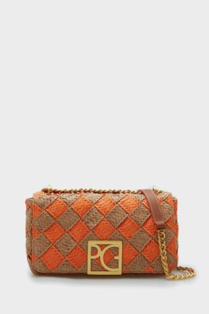 Purificacion Garci Homenaje Acolchado Crossbody Bag Shoulder Bags Mandarin Orange Women