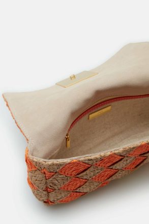 Purificacion Garci Homenaje Acolchado Crossbody Bag Shoulder Bags Mandarin Orange Women - Image 3