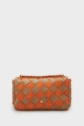 Purificacion Garci Homenaje Acolchado Crossbody Bag Shoulder Bags Mandarin Orange Women - Image 4