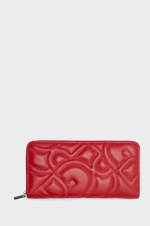 Purificacion Garci Homenaje Acolchado Zipped American Wallet Large Wallets Women Red