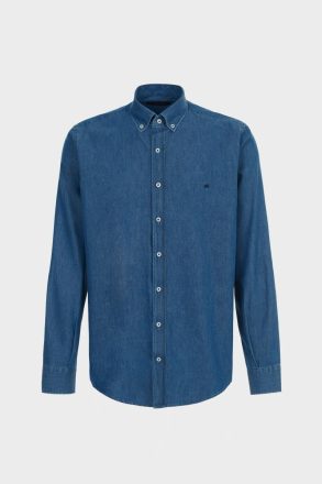 Purificacion Garci Indigo Blue Shirts Men Denim Shirt - Image 5