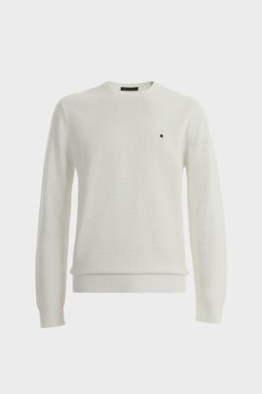 Purificacion Garci Knitwear Textured Pima Cotton Sweater Men Ecru - Image 5