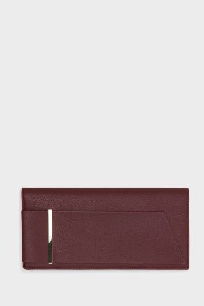 Purificacion Garci Large Wallets Obi American Wallet Women Burgundy