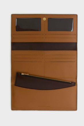 Purificacion Garci Large Wallets Women Caprichosa Y Consentida American Wallet With Detachable Coin Purse Brown - Image 2