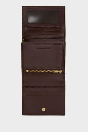 Purificacion Garci Light Khaki Green Small Wallets Women Combinacion Unica Fold Over Wallet - Image 2