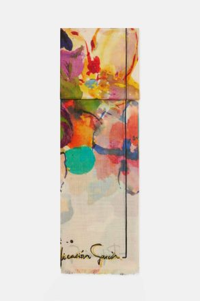 Purificacion Garci Multicolor Mainau Wool Scarf Women Scarves