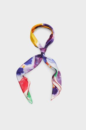 Purificacion Garci Multicolor Women Scarves Piensa Mal Y Acertarás 90 Silk Scarf - Image 2