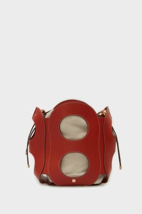Purificacion Garci Ocho Bucket Bag Women Orange Crossbody Bags - Image 4