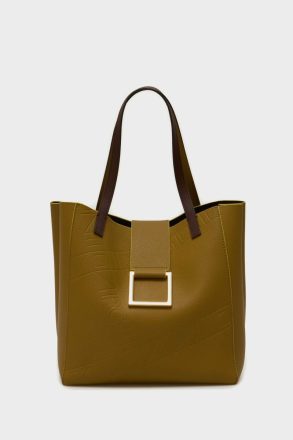 Purificacion Garci Olive Green Women Soho Shoulder Bag Shoulder Bags