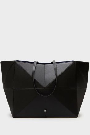 Purificacion Garci Origami Maxi Shoulder Bag Women Shoulder Bags Black