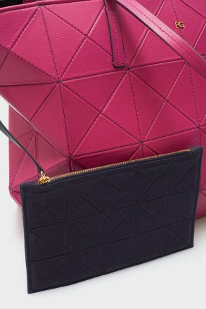 Purificacion Garci Origami Zipped Shoulder Bag Fuchsia Shoulder Bags Women - Image 3