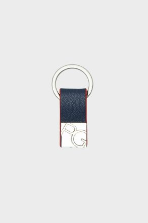 Purificacion Garci Origins Leather Keyring Navy Women Charms, Keyrings And Straps
