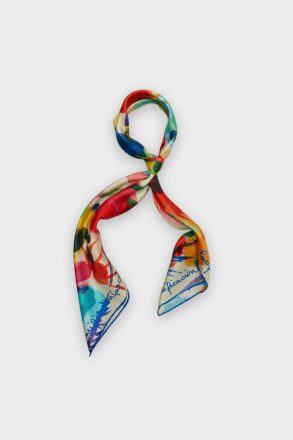 Purificacion Garci Pg Mickey 90 Silk Scarf Scarves Women Multicolor - Image 2