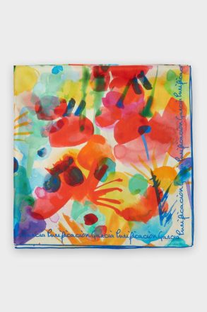 Purificacion Garci Pg Mickey 90 Silk Scarf Scarves Women Multicolor - Image 3