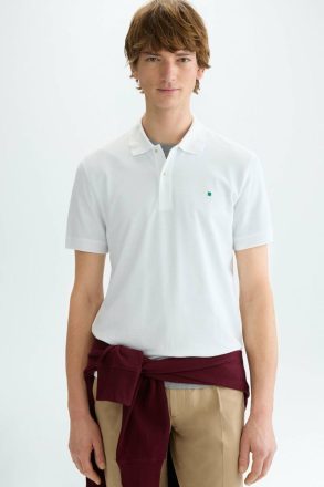 Purificacion Garci Polo Shirts Piqué Polo Shirt White Men