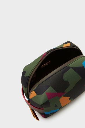 Purificacion Garci Pouches And Wash Bags Camouflage Neoprene Cube Wash Bag Multicolor Men - Image 3