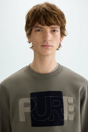 Purificacion Garci Pure Embroidered Sweatshirt Khaki Swimwear Men - Image 2