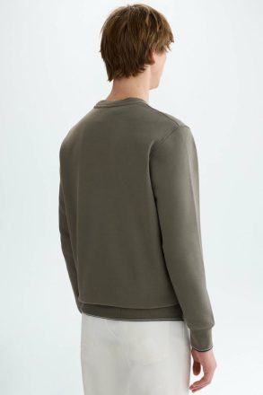 Purificacion Garci Pure Embroidered Sweatshirt Khaki Swimwear Men - Image 3
