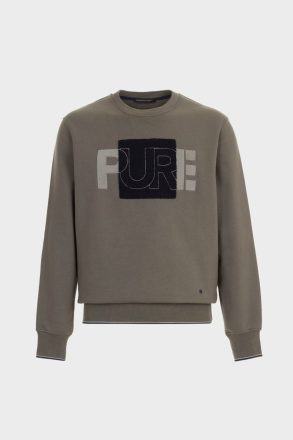 Purificacion Garci Pure Embroidered Sweatshirt Khaki Swimwear Men - Image 5