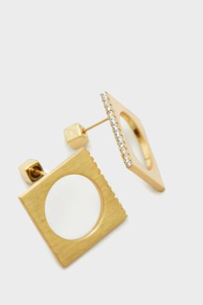 Purificacion Garci Radiant Earrings Earrings Gold/Crystal Women - Image 2