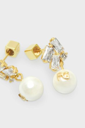 Purificacion Garci Radiant Pearl Drop Earrings Gold Women Pearl - Image 2