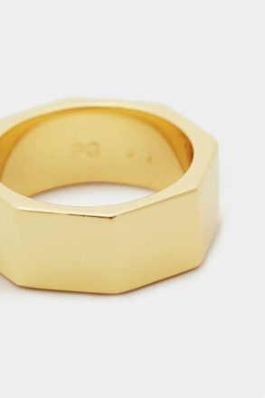 Purificacion Garci Rings Gold Octagon Ring Women - Image 2