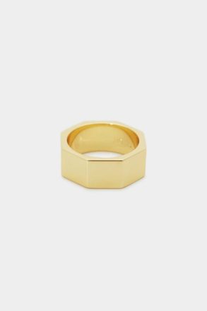 Purificacion Garci Rings Gold Octagon Ring Women