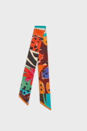 Purificacion Garci Scarves Catarinas Silk Skinny Women Multicolor