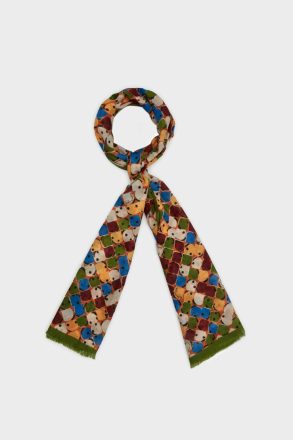 Purificacion Garci Scarves Catarinas Wool Scarf Women Blue/Green - Image 2