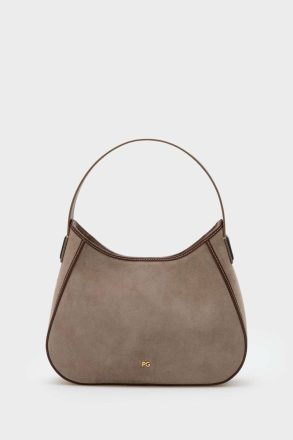 Purificacion Garci Shoulder Bags Taupe Women Algo Prestado Shoulder Bag