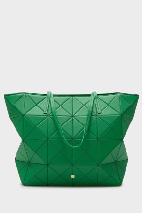 Purificacion Garci Shoulder Bags Women Grass Green Origami Zipped Shoulder Bag - Image 5