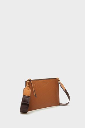 Purificacion Garci Tandem Cross Body Bag Women Cognac Crossbody Bags - Image 2