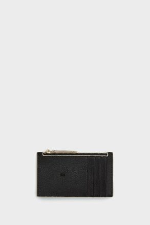 Purificacion Garci Tandem Zipped Card Holder Men Card Holders And Coin Purses Black/White
