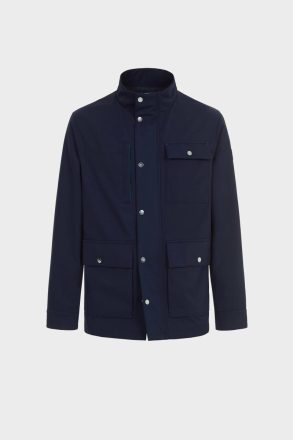 Purificacion Garci Waterproof Textured Technical Parka Outerwear Men Navy - Image 5