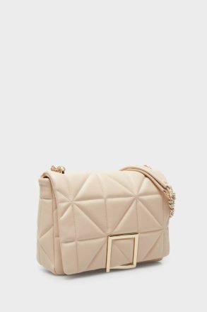 Purificacion Garci Women Beige Shoulder Bags Homenaje Acolchado Shoulder Bag - Image 2