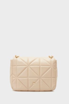 Purificacion Garci Women Beige Shoulder Bags Homenaje Acolchado Shoulder Bag - Image 4