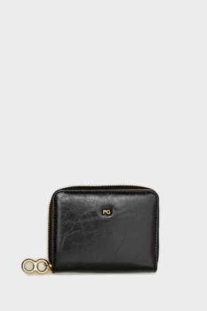 Purificacion Garci Women Bizcocho Zipped Japanese Wallet Black Small Wallets