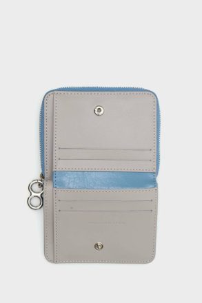 Purificacion Garci Women Bizcocho Zipped Japanese Wallet Small Wallets Sky Blue - Image 2
