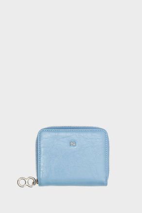 Purificacion Garci Women Bizcocho Zipped Japanese Wallet Small Wallets Sky Blue