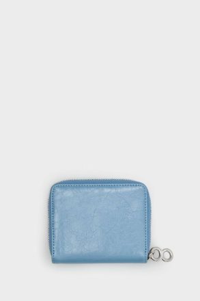 Purificacion Garci Women Bizcocho Zipped Japanese Wallet Small Wallets Sky Blue - Image 4