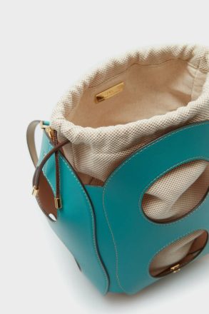 Purificacion Garci Women Crossbody Bags Ocho Bucket Bag Turquoise Blue - Image 3