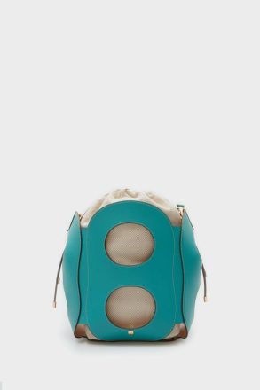 Purificacion Garci Women Crossbody Bags Ocho Bucket Bag Turquoise Blue - Image 4